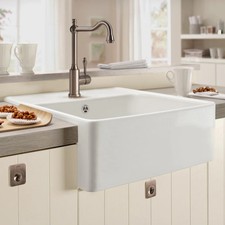 Villeroy & Boch Butler 60 Traditional Farmhouse 1.0 Bowl Ceramic Kitchen Sink