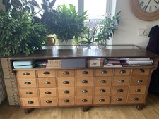 Antique Haberdashery Glass
