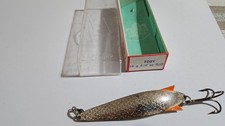 Boxed Vintage Fishing Abu Svangsta Toby Silver Gold 18G Lure Spinner 
