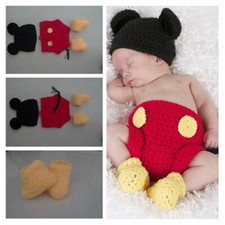 Newborn Baby Knit Clothes Photo Crochet Costume Photography Prop Outfit