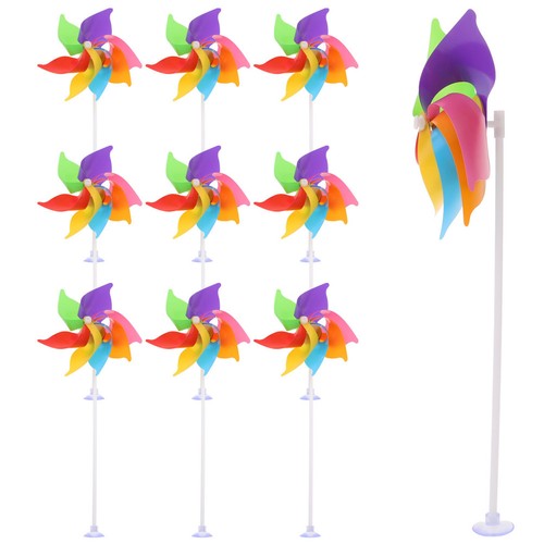 Colorful garden pinwheels - colorful,