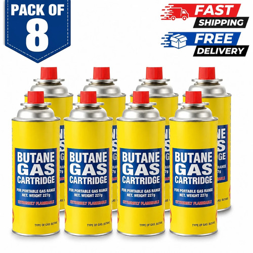 Butane gas bottles - 8, x