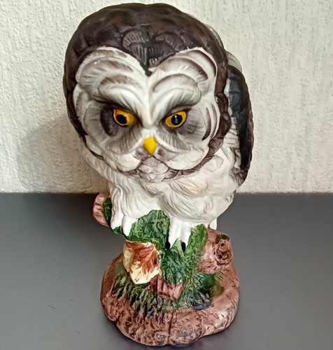 White brown owl - &,