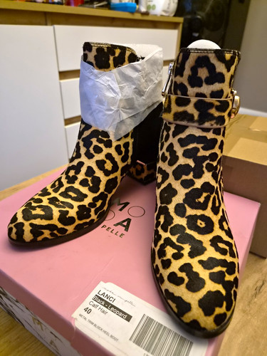 Moda pelle lanci ankle - moda,