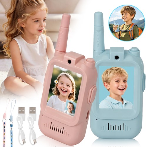 2pcs video walkie talkies kids - 2pcs,