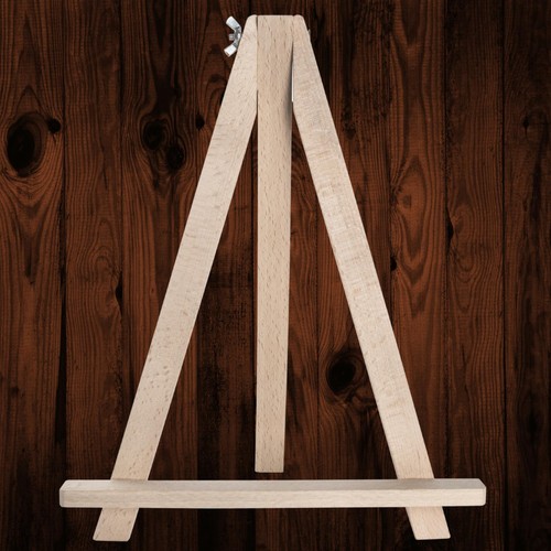 Wooden table top easel beech - wooden,