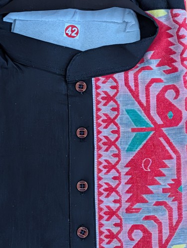 Kurta punjabi cotton - cotton, jamdani
