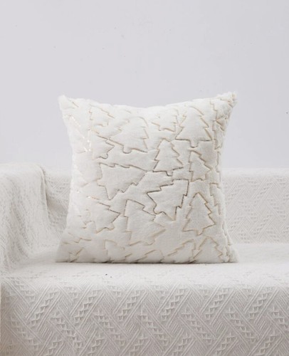 Set white furry plush - of, 2