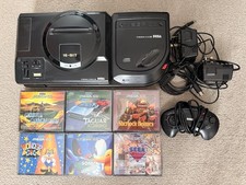 SEGA Mega CD2 Console & 6 Top