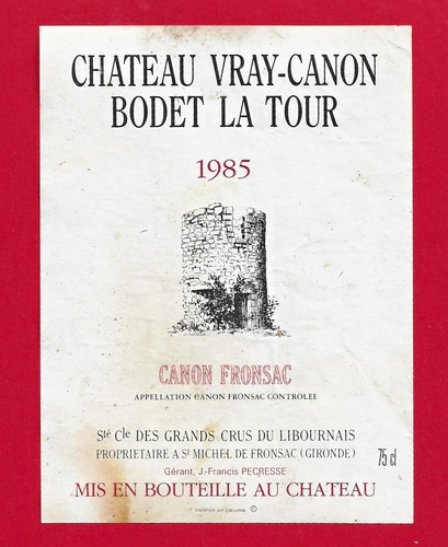 Bordeaux label canon - bordeaux,