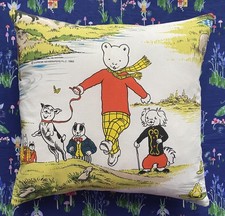 Rupert The Bear Vintage Fabric