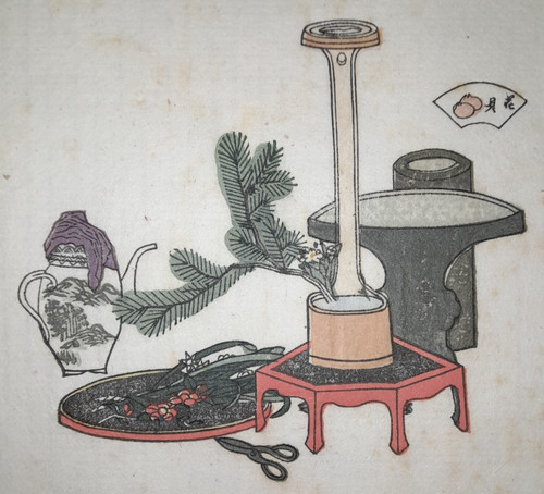 Ikebana equipment print - equipment,