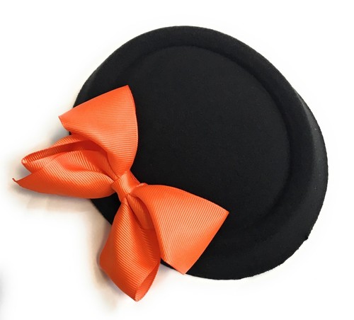 Big bow pillbox - big, wedding