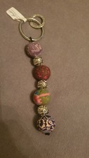 Viva Beads Keyring Handmade Clay Beaded Jewellery Christmas Gift