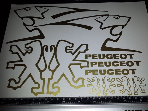 Peugeot decals stickers all - peugeot,