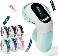 Dymo Omega Embossing Label Maker with 6PK Label Tapes 9mm Dymo Junior Embosser