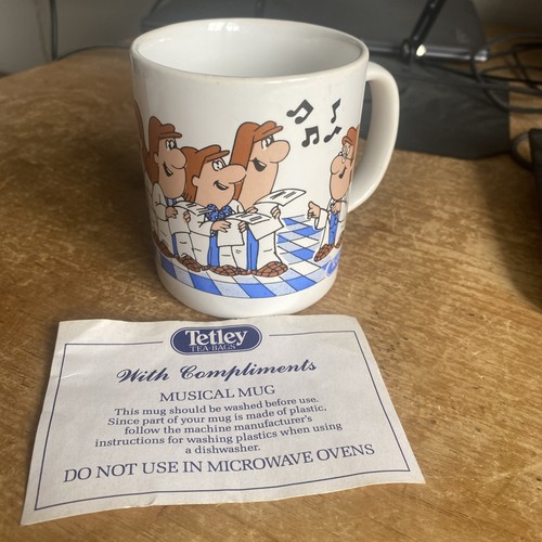 Vintage musical tetley - vintage, mug