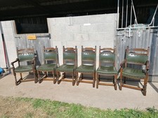 Old Charm 6  Green Leather and