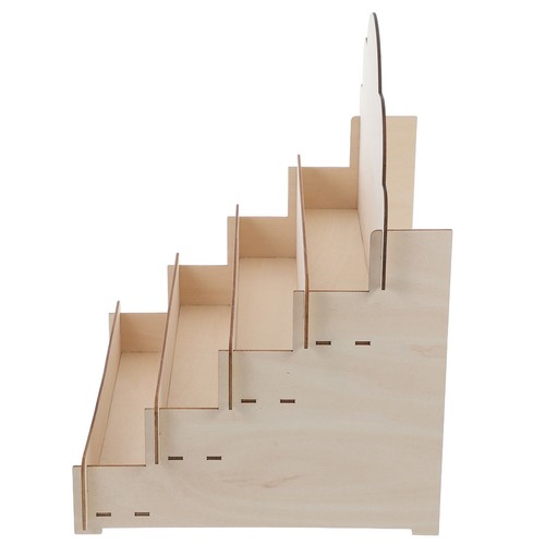 Compact wooden card - card, rack