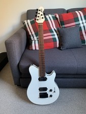 Sterling by Music Man SUB Axis, White w/ Black Binding - USED - RRP £349.00