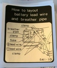 YAMAHA TY175 BATTERY BREATHER