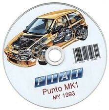 Fiat Punto 1 serie (1993-1998)  manuale officina su Cd