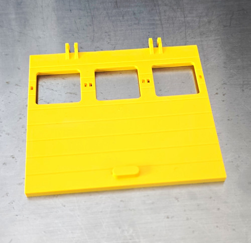 Lego yellow garage door 1x12x9 - door,
