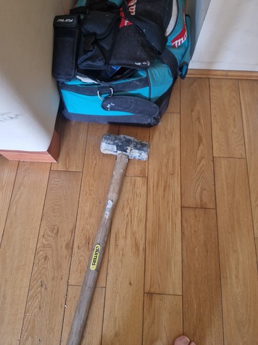 Sledge hammer and large - and,