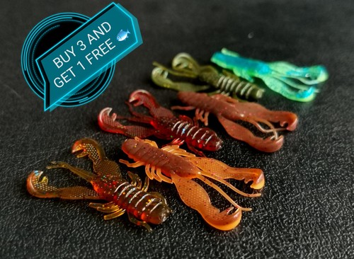 4cm crayfish bug soft bait - crayfish,