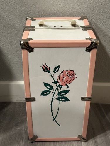 Vintage doll steamer - steamer, trunk