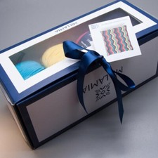 Millamia Tivoli Cushion Jagged 1 Knitting Set Pillow Wool