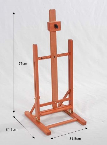 Wooden easel tabletop - easel,
