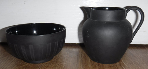 Wedgwood black basalt sugar - black,