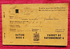 WWII ration booklet.