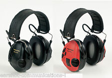 3M Peltor MT16H210F-478-RD SportTac Red & Black Active Protection for Shooting 