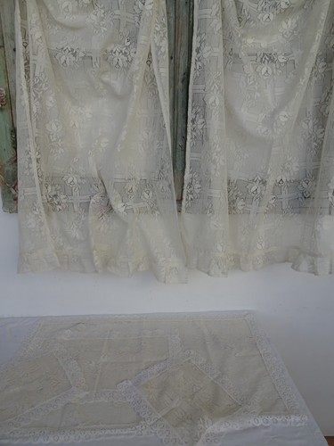 pair,vintage,cream,French,bist