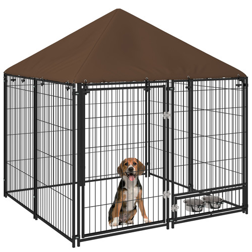 Outdoor dog house kennel - kennel, with