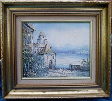 Mediterranean Scene signed