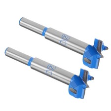 2pcs Forstner Drill Bit - [25mm] Carbide Wood Auger Opener Boring Bit, Dark Blue