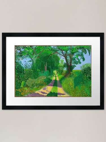 David hockney framed - hockney, print