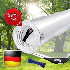 ⭐ Waterproof Transparent Tarpaulin with Eyelets Protective Tarpaulin Truck Film Clear Garden ⭐