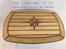 Boat Barrel Shape Teak Table