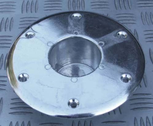 Island table base for 57mm - 57mm, leg