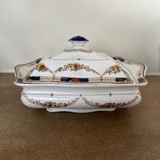 Antique Edwardian, Hancocks, Royal Corona Ware ‘Alexandrea’ Large Tureen A/F