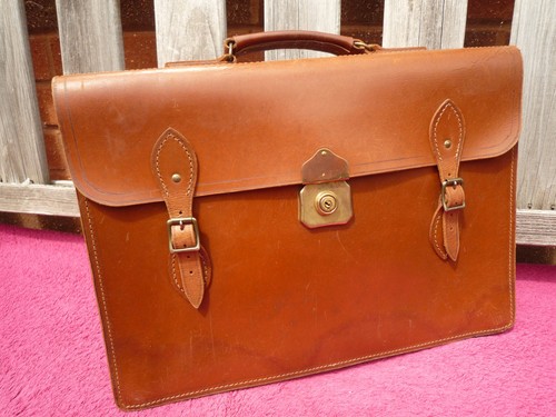 Vintage brown leather - brown,