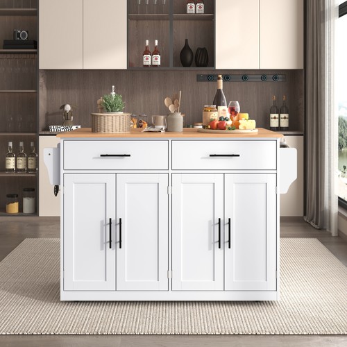 Kitchen island wheels - on, 4