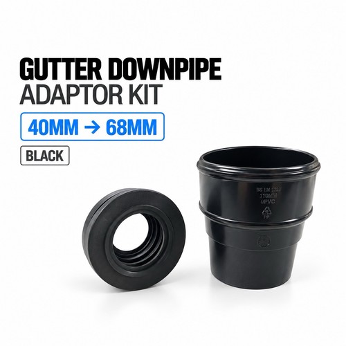Gutter downpipe 40mm adaptor - 40mm,