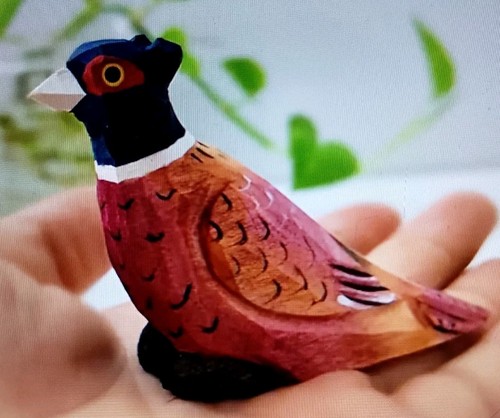 Wooden hand carved painted - hand,