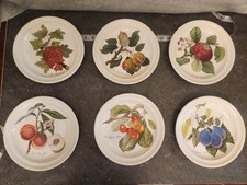 Portmeirion Pomona Different Salad Plates 8 1/2" Made In England Set of 6