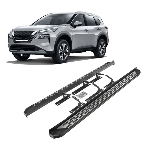 Running boards side steps - side, top